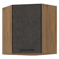 Horní skříňka, šedá matná/dub lancelot, VEGA 58x58 GN-72 1F Horní skříňka, šedá matná/dub lancelot, VEGA 58x58 GN-72 1F