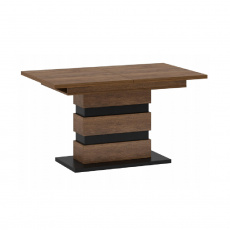 Rozkládací jídelní stůl, dub bolzano / černá, 140-180x86 cm, DELIS S Rozkládací jídelní stůl, dub bolzano / černá, 140-180x86 cm, DELIS S
