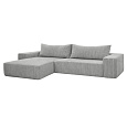 Univerzální sedací souprava, světle šedá, PREMA ROH UNI