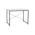 Psací stůl, bílá/černá, 90x60 cm, MELLORA