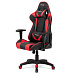 Herní křeslo, houpací mechanismus, červená ekokůže, KA-F03 RED