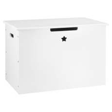 Úložný box na hračky, bílá, BOLIS Úložný box na hračky, bílá, BOLIS