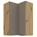 Horní rohová skříňka, sandgrau/dub artisan, FRISBO 60x60 GN-90 2F