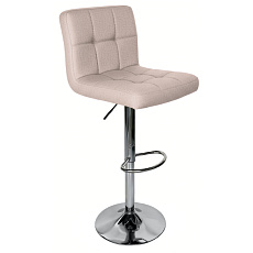 Barová židle, látka šedohnědá taupe/chrom, KANDY 2 NEW Barová židle, látka šedohnědá taupe/chrom, KANDY 2 NEW