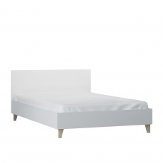 Postel 90x200, bílá, ABS hrany, FIERA Postel 90x200, bílá, ABS hrany, FIERA