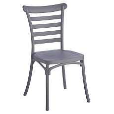 Stohovatelná židle, šedohnědá taupe, SAVITO NEW