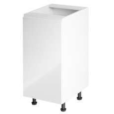 Spodní skříňka, bílá / bílá extra vysoký lesk, levá, AURORA D40 Spodní skříňka, bílá / bílá extra vysoký lesk, levá, AURORA D40