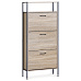Botník, mdf, hnědá, ABO-G1009 OAK