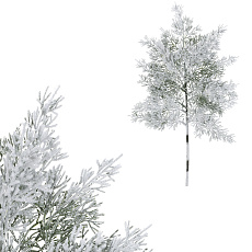 Túje - umělá větev, délka 44 cm, zasněžená Túje - umělá větev, délka 44 cm, zasněžená