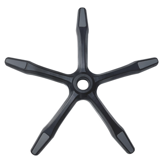 Podstava, černá/šedá, poloměr 32 cm, PODSTAVA TYP 7