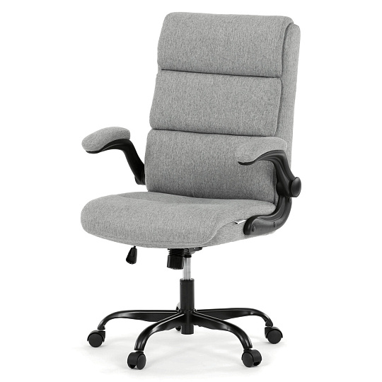 Kancelářské křeslo, houpací mechanismus, šedá látka, KA-K3104 GREY