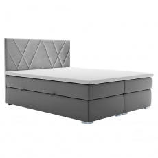 Postel boxspring, šedá, 180x200, ORA Postel boxspring, šedá, 180x200, ORA