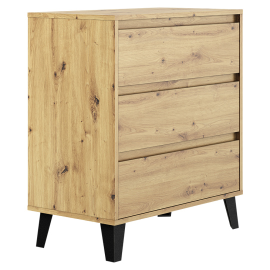 Komoda, dub artisan, BOGAN NEW 3S70 Komoda, dub artisan, BOGAN NEW 3S70