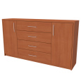 NÁBYTEK MIKULÍK s.r.o. AURA 3 - komoda, 160x86cm Hloubka: 36cm, Dekor: olše