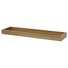 Polička, mdf, hnědá, P-011 OAK Polička, mdf, hnědá, P-011 OAK