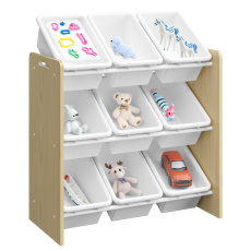 Organizér/regál na hračky, přírodní/bílá, BOIS Organizér/regál na hračky, přírodní/bílá, BOIS
