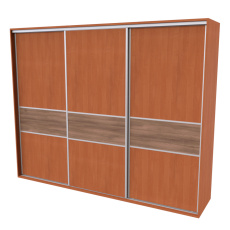 Nábytek Mikulík Vranovice Nábytek Mikulík Vranovice FLEXI 3 280 x 240cm 3x dveře dělené LTD Akácie skořice - olše Nábytek Mikulík Vranovice Nábytek Mikulík Vranovice FLEXI 3 280 x 240cm 3x dveře dělené LTD Akácie skořice - olše