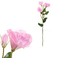 Eustoma - umělá řezaná květina, růžová