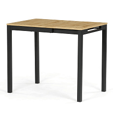 Jídelní stůl rozkládací 60-90x60 cm, melamin, dub, GDT-206 OAK