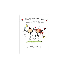 Obrázek na magnetu - motiv dětí, "nejlepší bráška" Obrázek na magnetu - motiv dětí, "nejlepší bráška"
