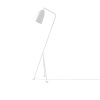 Stojací lampa, bílý kov, Cinda Typ 24