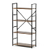 Regál, mdf, hnědá, GD-224 OLW