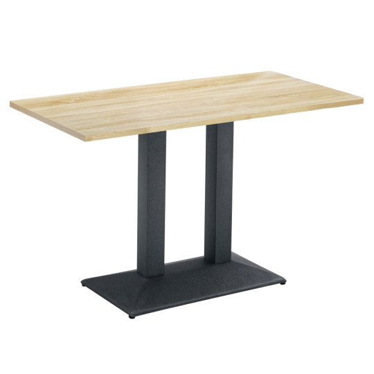 Jídelní bistro stůl, dub sonoma/černá, 120x60 cm, RINALDO TYP 2 Jídelní bistro stůl, dub sonoma/černá, 120x60 cm, RINALDO TYP 2