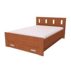 NÁBYTEK MIKULÍK s.r.o. BENO - postel 120x200cm / 140x200cm Dekor: olše, Šířka pro matraci: 120cm, Varianta: Síla bočnice 18mm NÁBYTEK MIKULÍK s.r.o. BENO - postel 120x200cm / 140x200cm Dekor: olše, Šířka pro matraci: 120cm, Varianta: Síla bočnice 18mm
