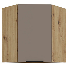 Horní rohová skříňka, sandgrau/dub artisan, FRISBO 60x60 GN-72 1F Horní rohová skříňka, sandgrau/dub artisan, FRISBO 60x60 GN-72 1F