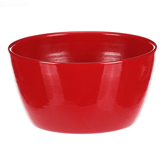 Obal na květiny - terakota, pr. 15 cm, barva červená Obal na květiny - terakota, pr. 15 cm, barva červená