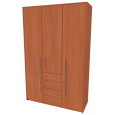 NÁBYTEK MIKULÍK s.r.o. AURA L - šatní skříň, 137x53x213cm Dekor: olše