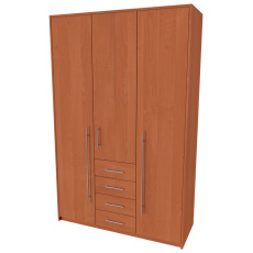 NÁBYTEK MIKULÍK s.r.o. AURA L - šatní skříň, 137x53x213cm Dekor: olše NÁBYTEK MIKULÍK s.r.o. AURA L - šatní skříň, 137x53x213cm Dekor: olše