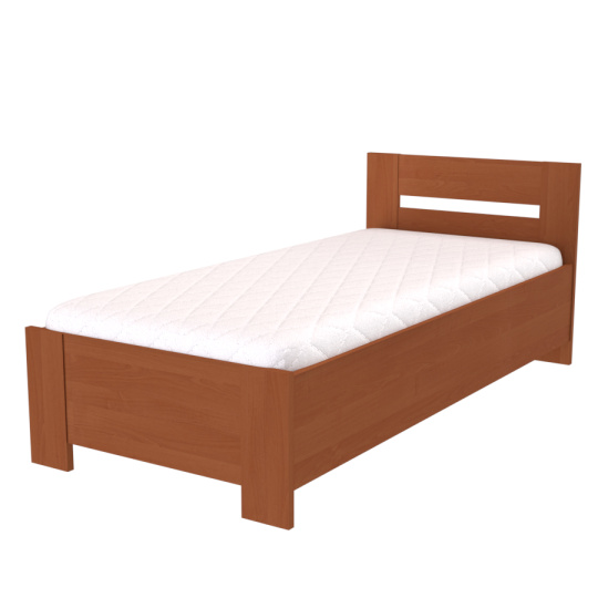 NÁBYTEK MIKULÍK s.r.o. LOTA - postel s lamelovými rošty 90x200cm Dekor: olše