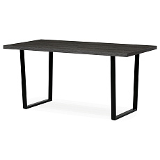 Jídelní stůl 160x80cm, lamino, šedý dub, HT-R5216 GREY