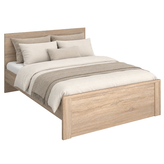 Postel, 160x200, dub sonoma, NORTY TYP 8 Postel, 160x200, dub sonoma, NORTY TYP 8