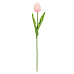 Tulipán pěnový - umělý řezaný, barva růžovo-bílá