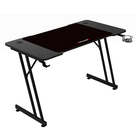 Herní stůl 120x60cm, melamin, carbon, LT-H1102 BK Herní stůl 120x60cm, melamin, carbon, LT-H1102 BK