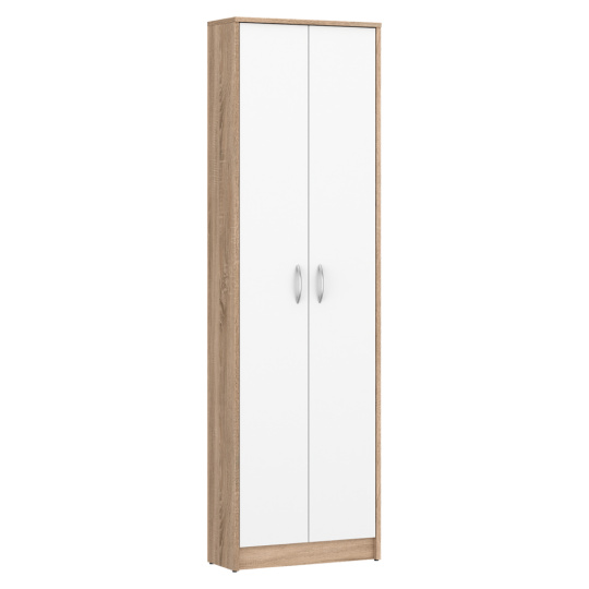 Skříň, dub sonoma/bílá, VIRA-MECKI NEW Skříň, dub sonoma/bílá, VIRA-MECKI NEW