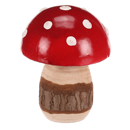Houba - červená muchomůrka, umělá, cena za balení (6 ks)