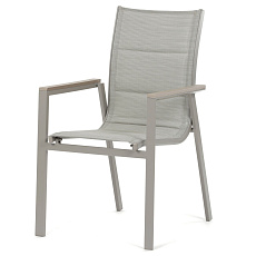 Zahradní židle, hliník, síťovina, béžová, AZC-S1110 GREY Zahradní židle, hliník, síťovina, béžová, AZC-S1110 GREY