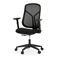 Kancelářská židle, synchronní mechanismus, černá síťovina, KA-S2173 BK