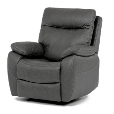 Polohovací křeslo, elektrické zabudované ovládání, šedá, látka vintage, TV-4094 GREY3 Polohovací křeslo, elektrické zabudované ovládání, šedá, látka vintage, TV-4094 GREY3