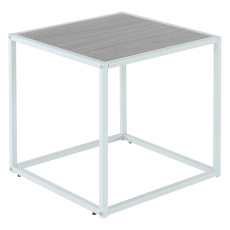 Příruční stolek, dub/bílá, JAKIM TYP 2 NEW