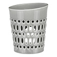 Aromalampa - porcelánová, otvory po obvodu, barva šedá