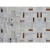 Luxusní koberec, pravá kůže, 70x140 cm, KOBEREC KOŽA typ1