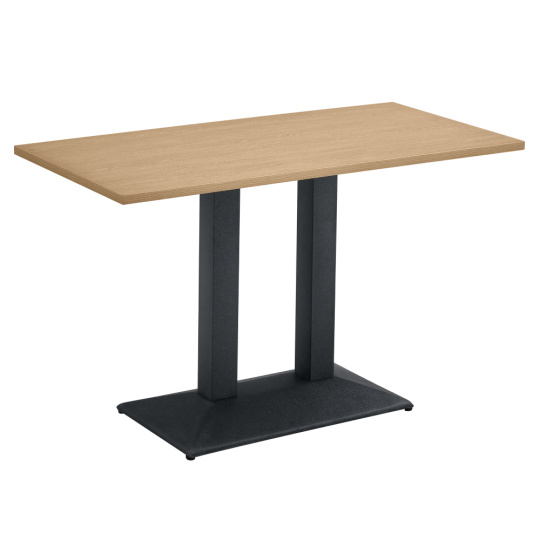 Jídelní bistro stůl, dub sonoma/černá, 120x60 cm, RINALDO TYP 2 Jídelní bistro stůl, dub sonoma/černá, 120x60 cm, RINALDO TYP 2