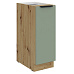 Spodní skříňka s výsuvným košem, aquamarine/dub artisan, ARSANY 30 D CARGO BB