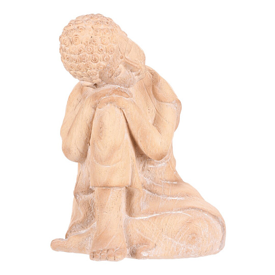 Buddha - zahradní figurka, magnesium, imitace dřeva Buddha - zahradní figurka, magnesium, imitace dřeva