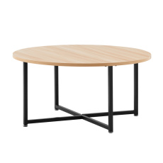 Konferenční stolek, dub/černá, SAFRON