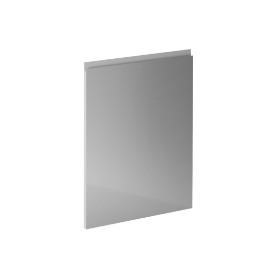 Dvířka na myčku, bílá / šedá extra vysoký lesk HG, 44,6x57, AURORA